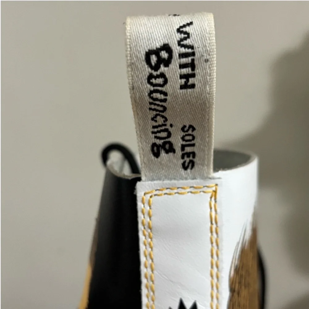 Dr. Martens PASCAL Beavis and Butthead leather boots with artwork Mike Judge 11 - Picture 6 of 14